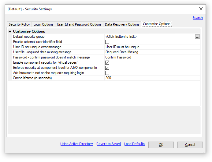Web Security Custom